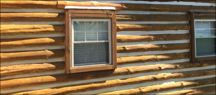 Log Home Whole Log Replacement  Rockingham County,  North Carolina