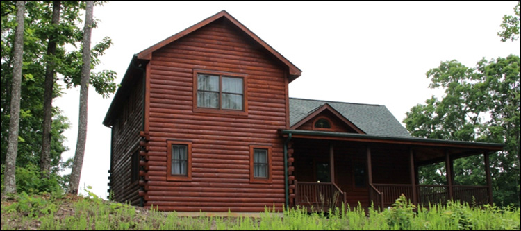Professional Log Home Borate Application  Rockingham County,  North Carolina